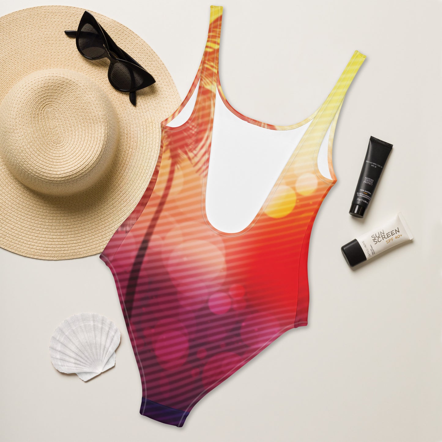 Sunshine Wine One-Piece Swimsuit