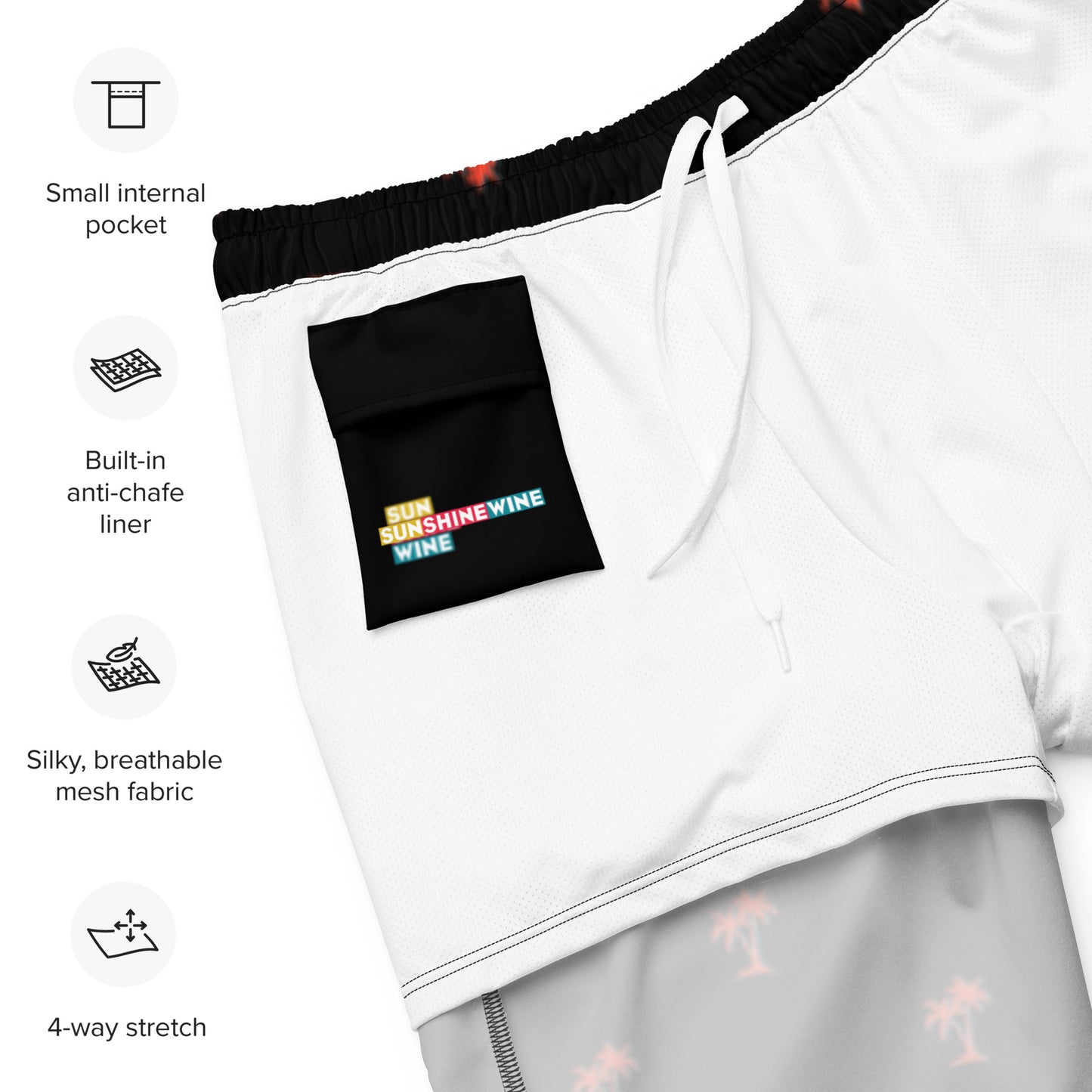 Palm Tree Swim Trunks