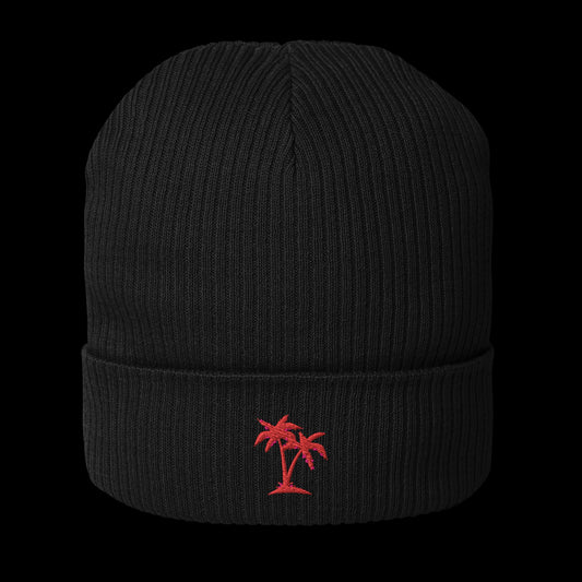 Organic ribbed beanie