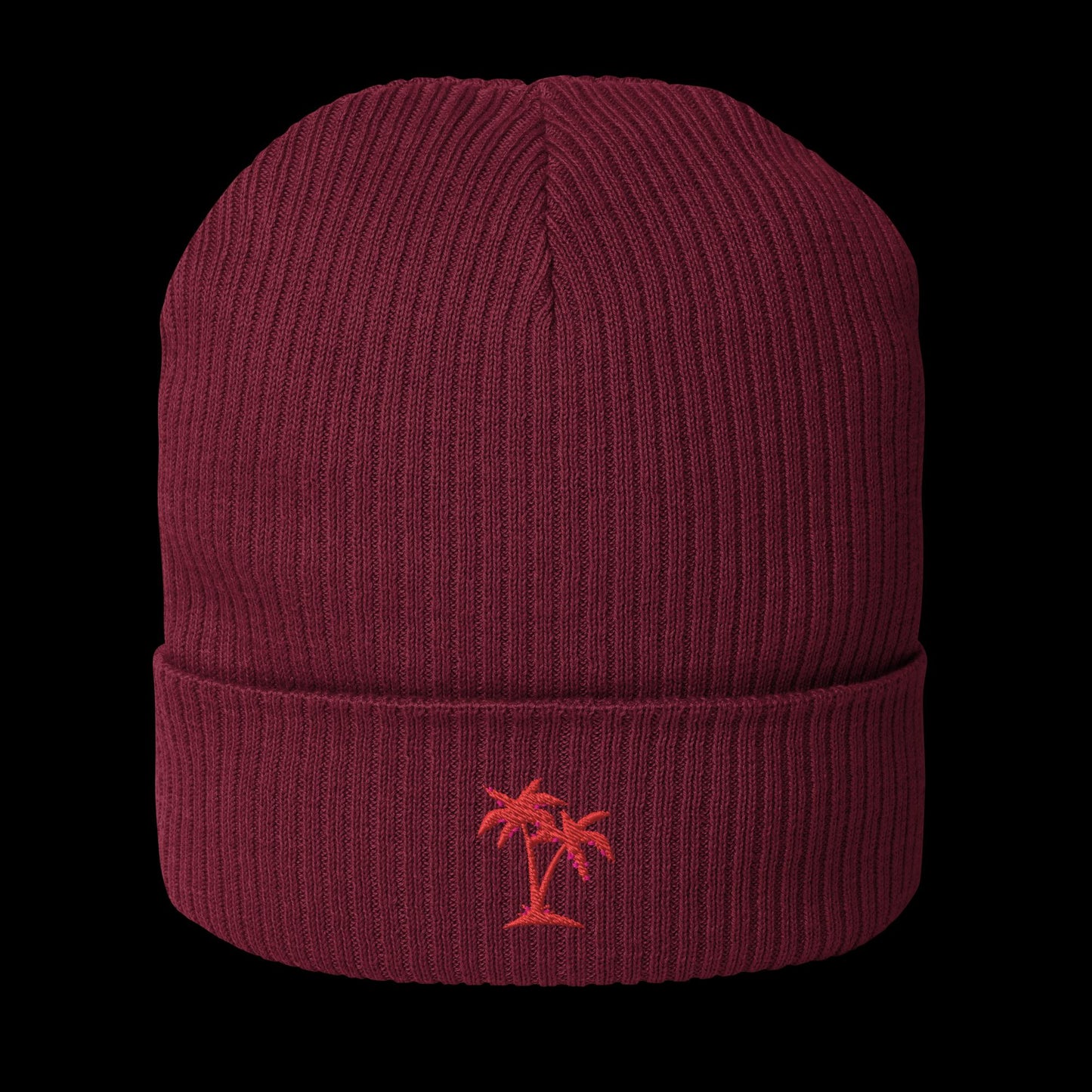 Organic ribbed beanie