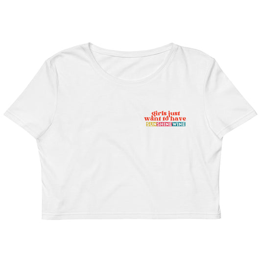 Girls Organic Crop Top