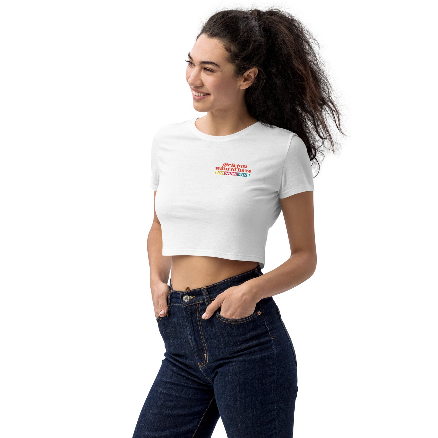 Girls Organic Crop Top